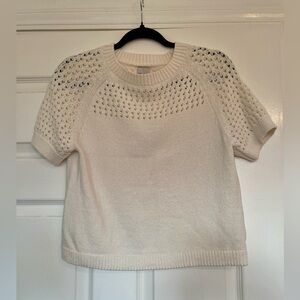 NIC+ZOE Cream Knit Sweater